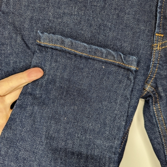Everlane High Waist Dark Denim Ankle Jeans | Size 26 - Picture 4 of 6